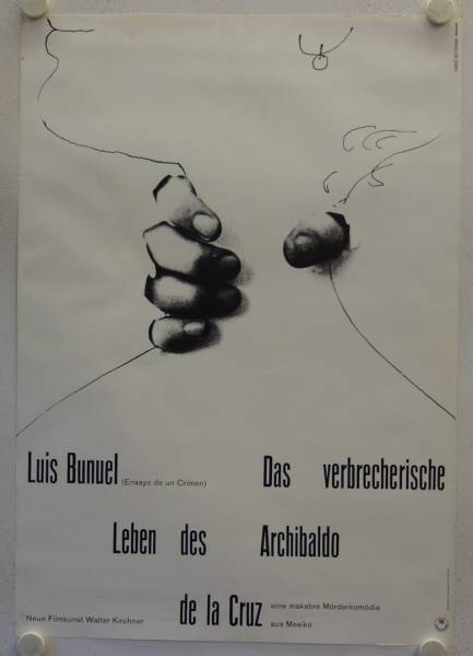 The criminal Life of Archibaldo de la Cruz original release german movie poster